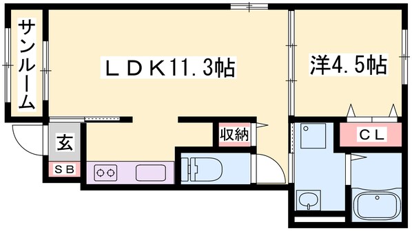 ファンド今宿Ⅱの物件間取画像